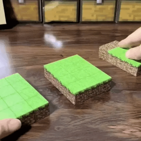 Bloques Magnéticos Bosque 28 PCS Estilo Minecraft