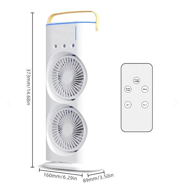 Ventilador de Pulverización Doble de Torre con Humidificador