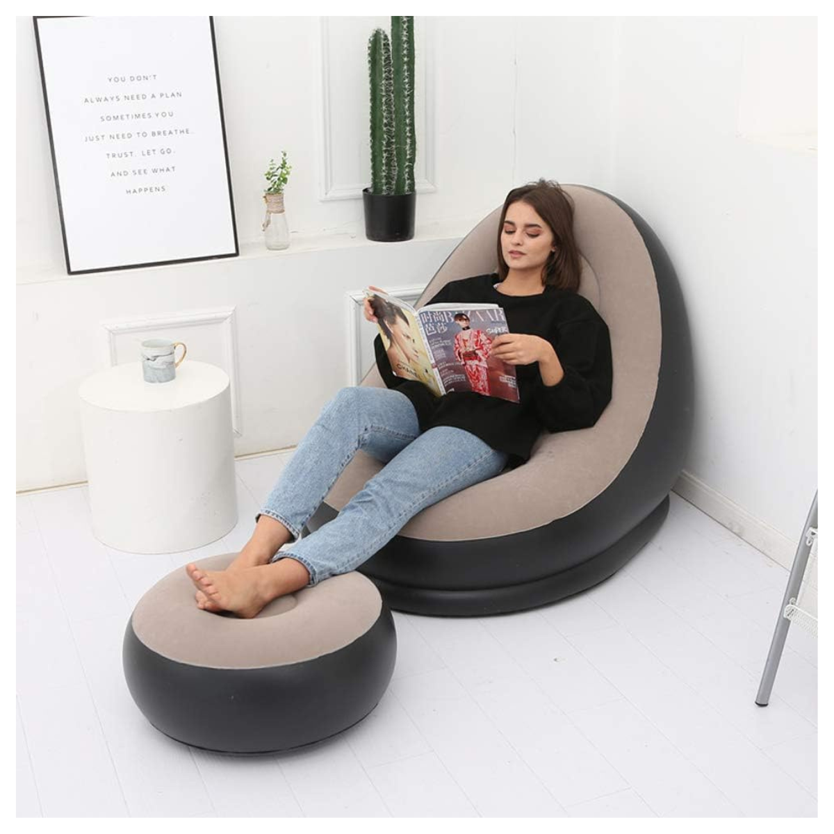 Tumbona Inflable Moderna de Lujo