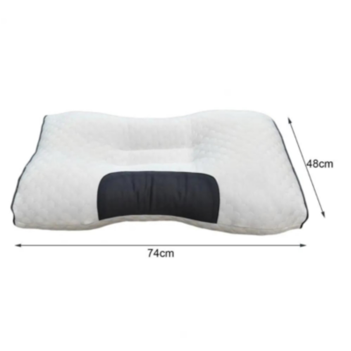 Almohada Cervical Ancha con Curva Ergonómica