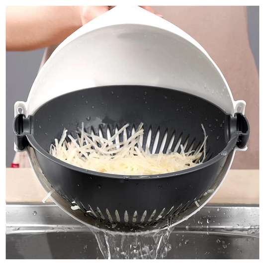 Cortador Multifuncional Con Bowl Colador