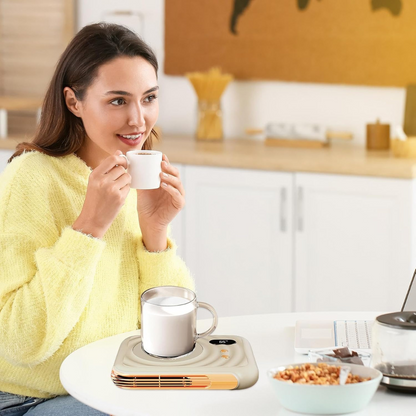 Soplador de Aire Caliente con Base Termostática para Calentar Tazas