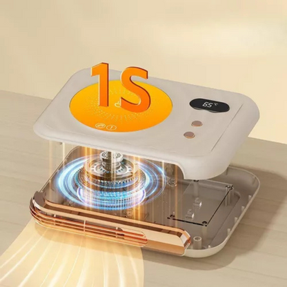 Soplador de Aire Caliente con Base Termostática para Calentar Tazas