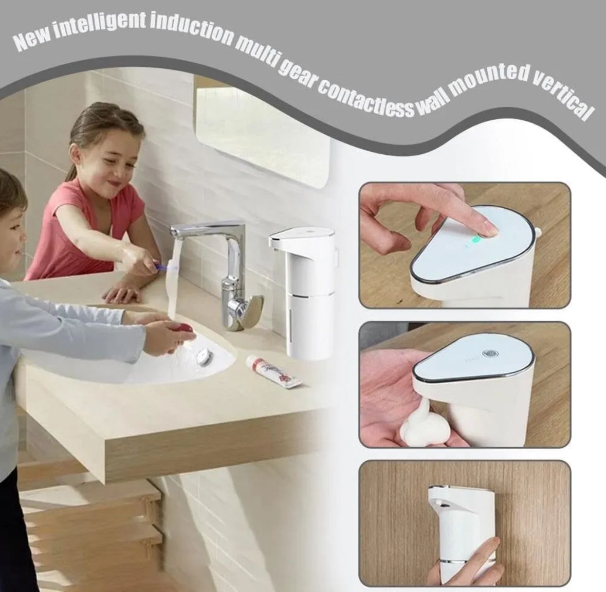 Dispensador Automático De Jabón Recargable