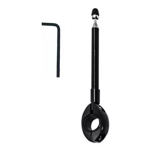 Antena Para Moto Corta Hilo Curado Negra PRO-BIKER Black Edition