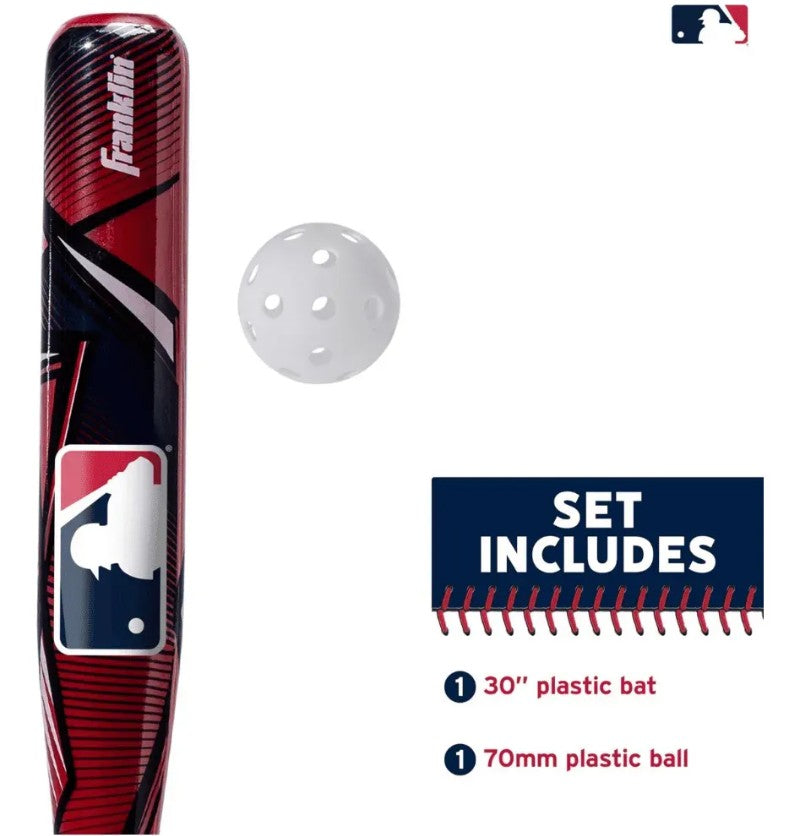 Set Béisbol Infantil MLB Franklin Sports – Bat y Pelota 76 cm