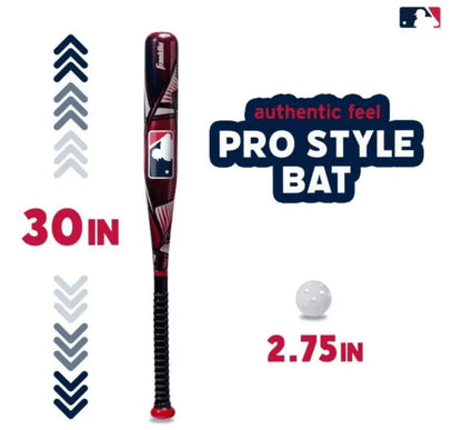 Set Béisbol Infantil MLB Franklin Sports – Bat y Pelota 76 cm