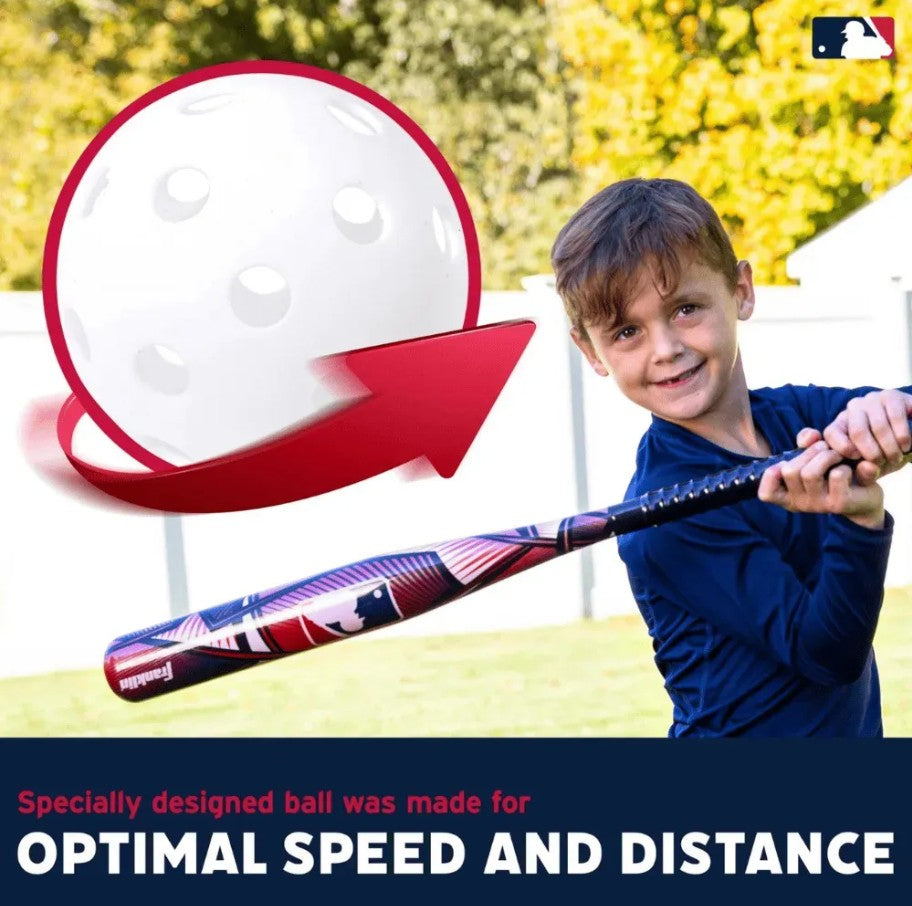 Set Béisbol Infantil MLB Franklin Sports – Bat y Pelota 76 cm