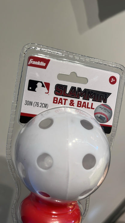 Set Béisbol Infantil MLB Franklin Sports – Bat y Pelota 76 cm