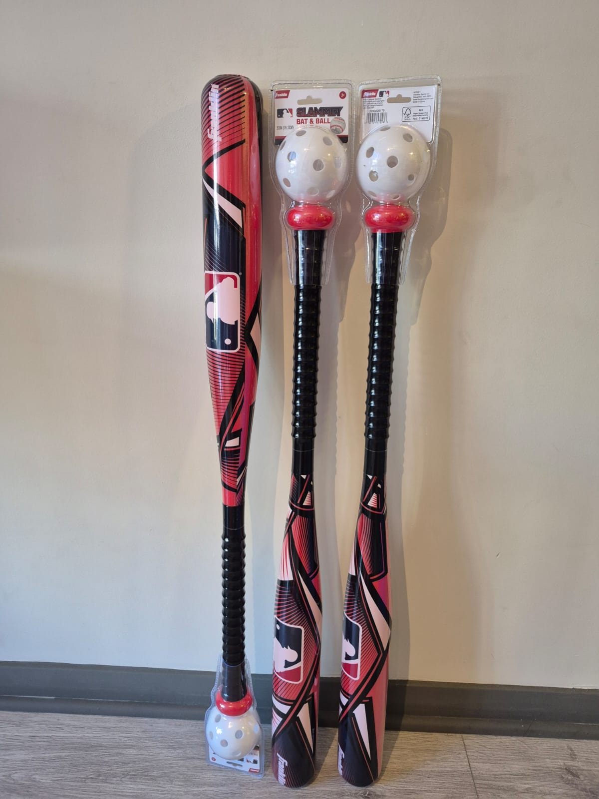 Set Béisbol Infantil MLB Franklin Sports – Bat y Pelota 76 cm