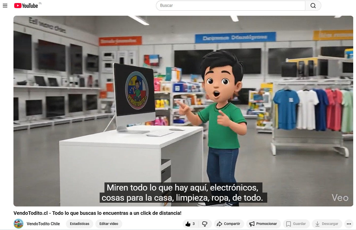 Cargar video: VendoTodito.cl - Todo lo que necesitas lo encuentras a un click de distancia!